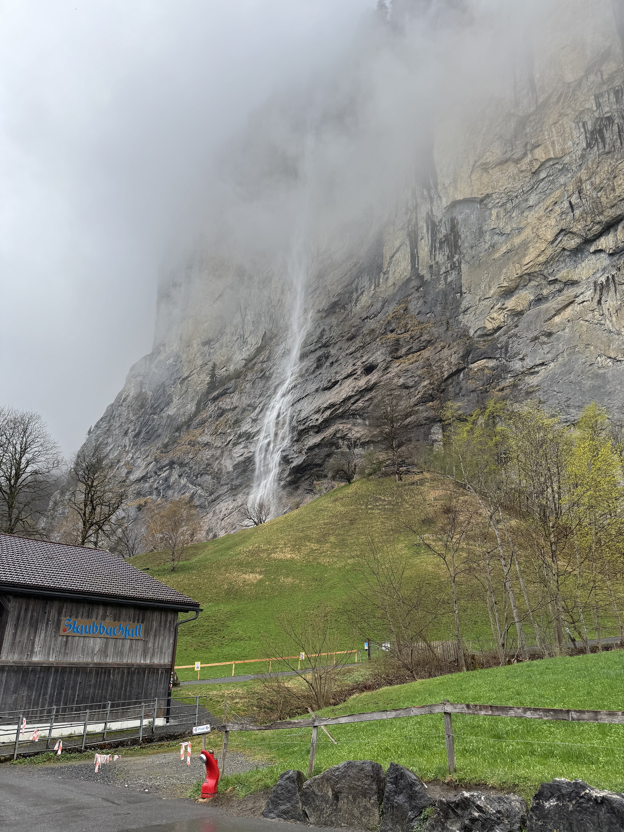 The Staubbach Falls is a major tourist attraction