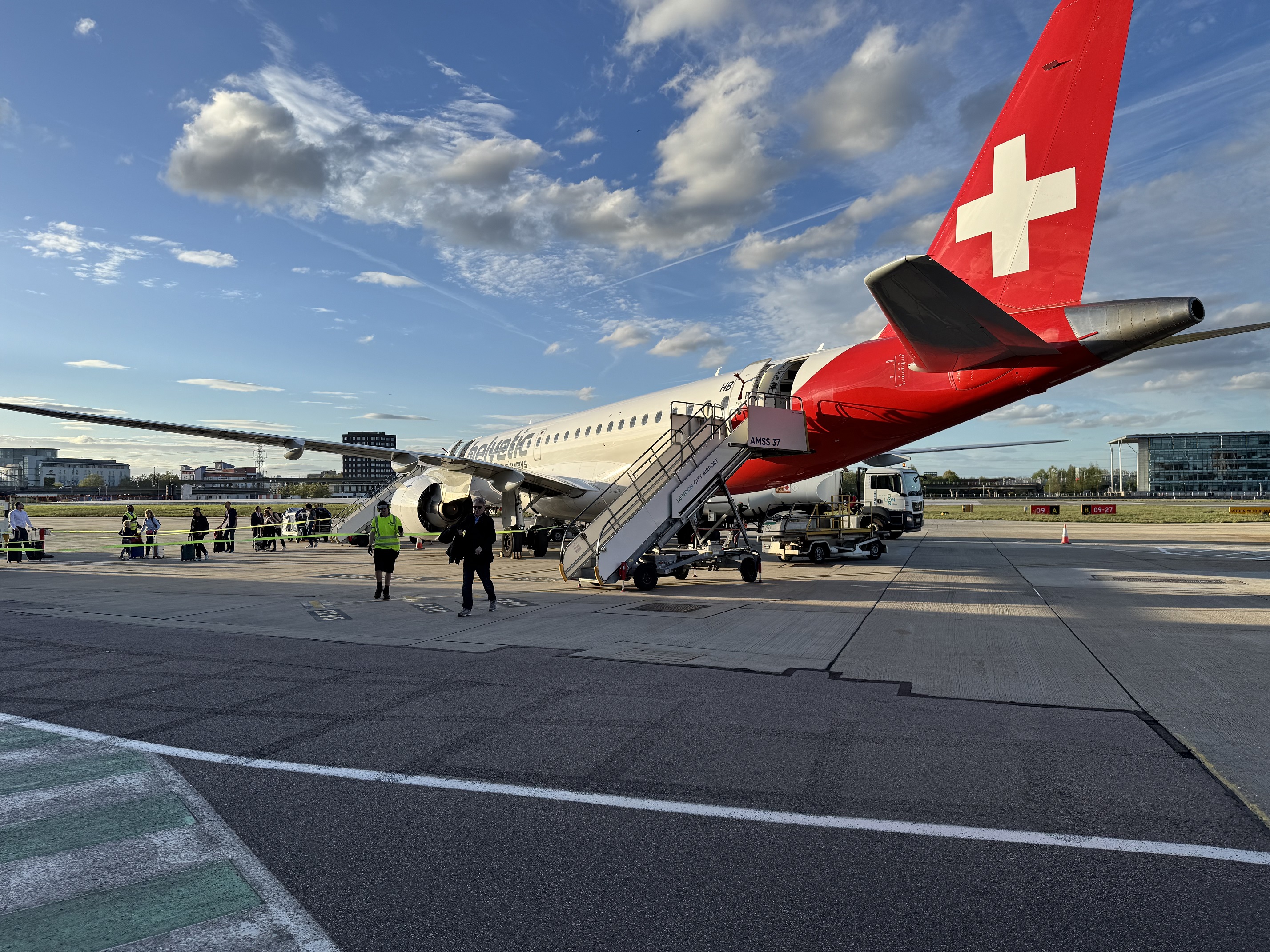 Touched down back in London